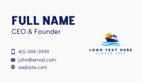 Cruise Travel Ship Business Card