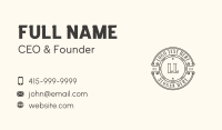 Generic Artisanal Brand Business Card