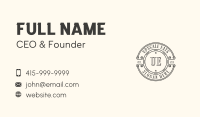 Generic Artisanal Brand Business Card Image Preview