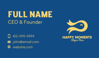 Happy Goldfish Fish  Business Card Image Preview