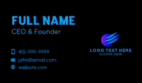 Orb Swoosh Business Business Card