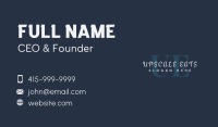 Elegant Script Letter Business Card Image Preview