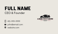 Automobile Car Detailing Business Card