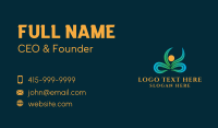 Human Nature Leaf Business Card Design