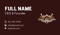 Construction Nail Builder Business Card