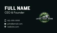 Lawn Mower Gardening Business Card