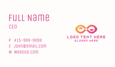 Gradient Creative Infinity  Business Card Image Preview