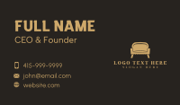 Chair Furniture Couch Business Card Design