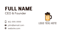 Beer Phone Business Card Design