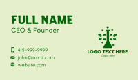 Natural Medication Business Card example 2