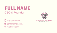 Puppy Paw Pet Business Card