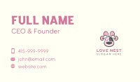 Puppy Paw Pet Business Card Image Preview