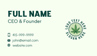Medical Organic Leaf Business Card