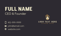 Guitar Flame Rockstar Business Card