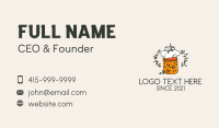 Kombucha Organic Drink Business Card Design