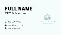 Floral Crystal Gemstone Business Card