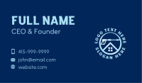 Blue Home Pressure Washer Business Card
