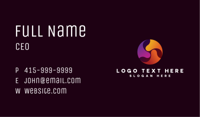 Creative Startup Business Business Card