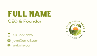 Grass Lawn Landscape Business Card Design