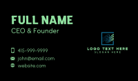 Wave Square Business Business Card