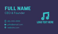 Music Note Business Card example 1