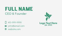 Eco Nature Bird  Business Card