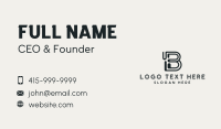 Generic Brand Letter B Business Card Design