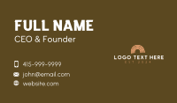 Kindergarten Apparel Wordmark  Business Card