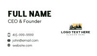 Compactor Construction Machinery Business Card