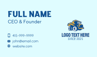 Construction Dump Truck  Business Card