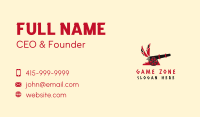 Flying Gaming Cannon Business Card Image Preview