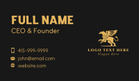 Gold Griffin Company  Business Card