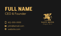 Gold Griffin Company  Business Card