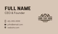 Hammer Carpentry Repair Business Card Design