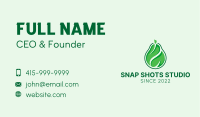 Leaf Pear Fruit Business Card