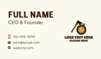 Hatchet Business Card example 3