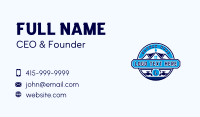 Water Plumbing Faucet Business Card