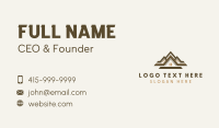 House Village Roofing Business Card