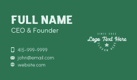 Generic Cursive Wordmark Business Card