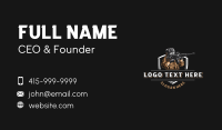 Soldier Military Rifle Business Card
