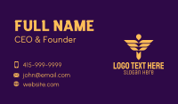 Golden Sword Gaming Business Card Design