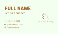 Nature Wellness Spa Business Card Design