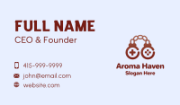 Brown Chain Controller Business Card