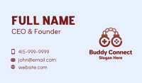 Brown Chain Controller Business Card Image Preview