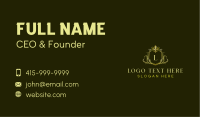 Royal Shield Crest Business Card