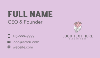 Rose Bud Business Card example 1