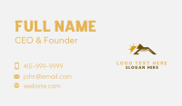 Mountain Home Sunrise Business Card