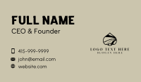 Black Spade Wave Brand Business Card