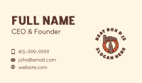 Brick Hammer Contractor Business Card