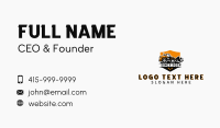 Backhoe Construction Business Card